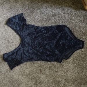 American Eagle Velour Bodysuit Size Medium